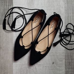 Black flats